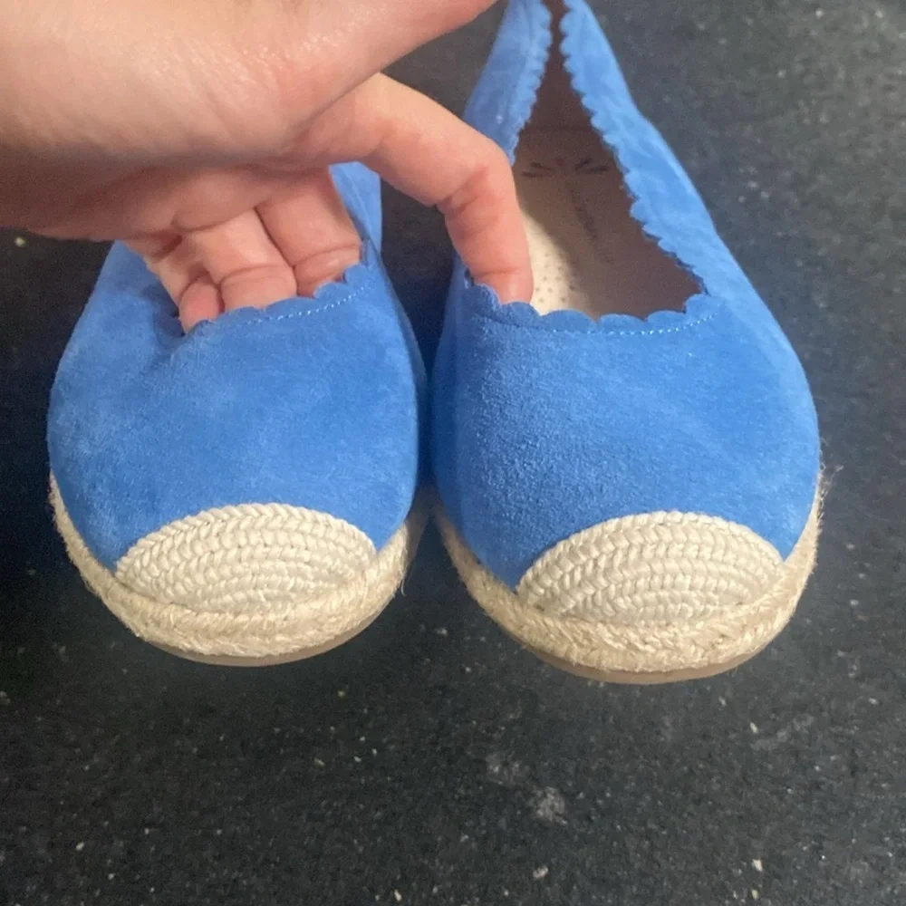 Isaac Mizrahi Women's Blue Espadrille Flats NWOT